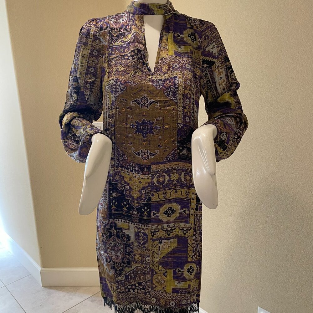 8 By Yoox Womens Long Sleeve Mini Dress